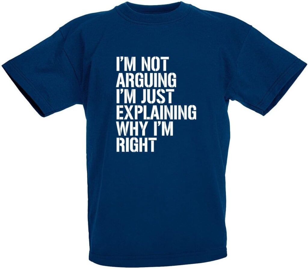 loltops I’m Not Arguing I’m Just Explaining Why I’m Right Novelty T-Shirt Stocking Fillers, Teenage Boys Gifts for Kids Teens loltops I’m Not Arguing I’m Just Explaining Why I’m Right Novelty T-Shirt Stocking Fillers, Teenage Boys Gifts for Kids Teens