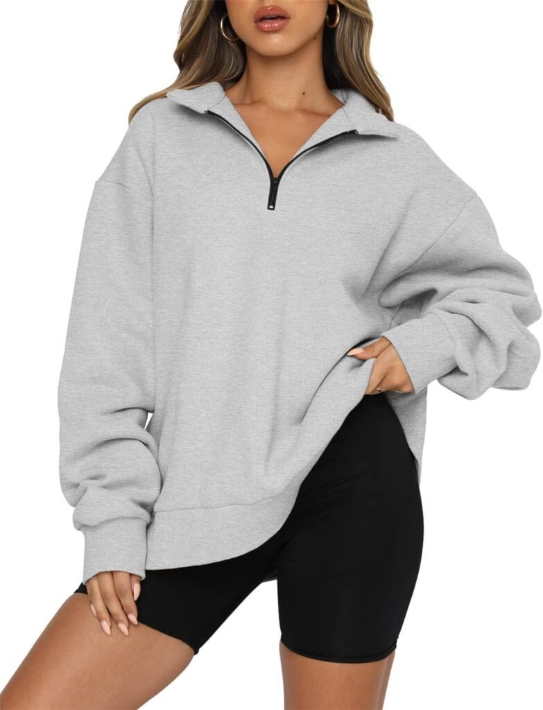 onlypuff Half Zip Oversized Sweatshirt for Women Pullover Fleece Lined Hoodies Quater Zip up Trendy Fall Fashion Teen Girls onlypuff Half Zip Oversized Sweatshirt for Women Pullover Fleece Lined Hoodies Quater Zip up Trendy Fall Fashion Teen Girls