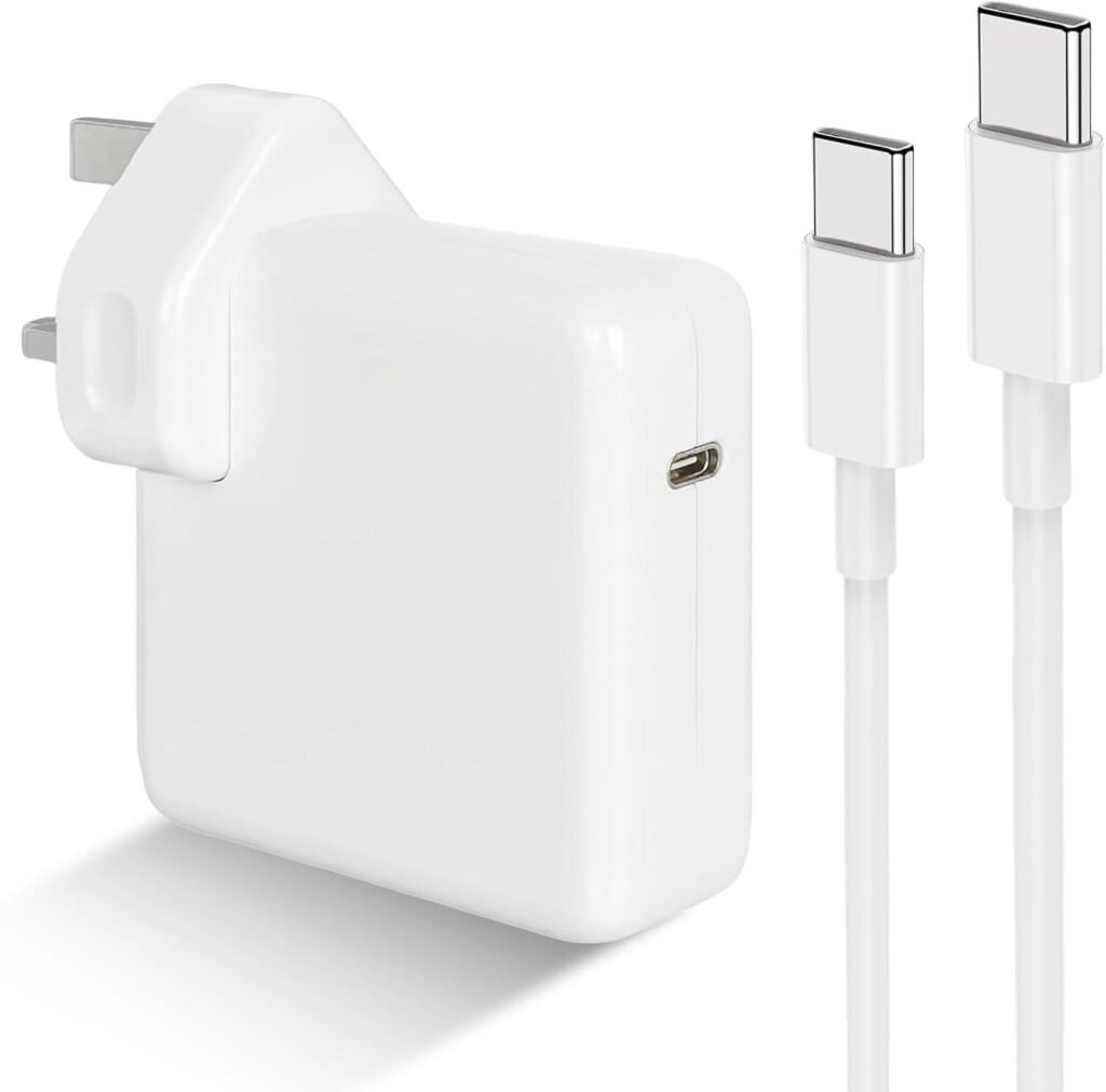 106W USB C Super Fast Charger，Mac Book Pro Charger，USB C to C Laptop Power Adapter，Compatible with MacBook Pro 16,15,14,13 inch,MacBook Air 13 Inch,Lenovo and All USB C Device，Type C Wall Charger