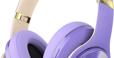 DOQAUS Bluetooth Headphones Over Ear, 90H Playtime, Bluetooth 5.3 Wireless Headphones, 3 EQ Mode, Foldable Hi-Fi Stereo Bass Headphones Wireless, Soft Earpad, Built-in Mic, for Phone PC Travel(Purple) DOQAUS Bluetooth Headphones Over Ear, 90H Playtime, Bluetooth 5.3 Wireless Headphones, 3 EQ Mode, Foldable Hi-Fi Stereo Bass Headphones Wireless, Soft Earpad, Built-in Mic, for Phone PC Travel(Purple)
