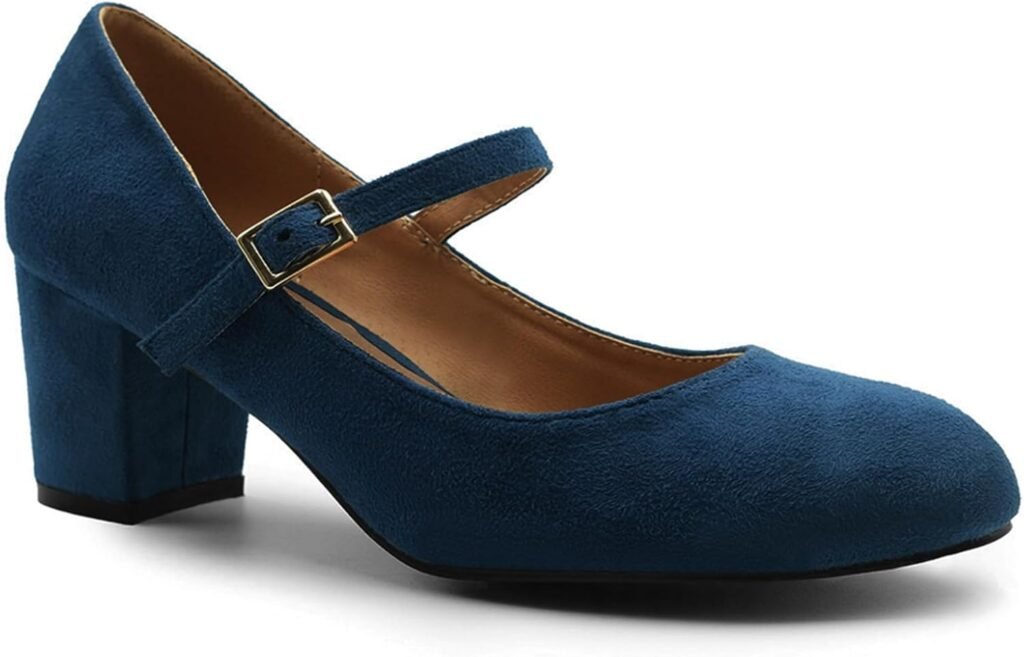 Womens Mid Block Heels Mary Jane Ankle Strap Court Shoes Ladies Comfort Support Work Pumps Formal Smart Office Low Heeled Strappy Slip On Cushioned Dolly Wide Fit Extra Wide Fitting Width Light Shoes Womens Mid Block Heels Mary Jane Ankle Strap Court Shoes Ladies Comfort Support Work Pumps Formal Smart Office Low Heeled Strappy Slip On Cushioned Dolly Wide Fit Extra Wide Fitting Width Light Shoes