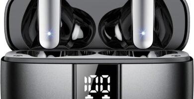 Ear Buds Wireless Earbuds, 50Hrs Playtime Bluetooth Earphones, Bluetooth Headphones 5.3, In Ear with 4 ENC Call Noise Cancelling Mics, Bass Boost 85%, Mini Earbuds IPX7 Waterproof, USB-C(Black)