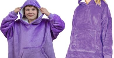 ALLEN & MATE Hoodie Blanket for Kids Adults, Oversized Blanket Hoodie, Warm Dressing Gown, Soft Fleece Hooded Robe, Gifts for Boys Girls Teens Adults (,) ALLEN & MATE Hoodie Blanket for Kids Adults, Oversized Blanket Hoodie, Warm Dressing Gown, Soft Fleece Hooded Robe, Gifts for Boys Girls Teens Adults (,)