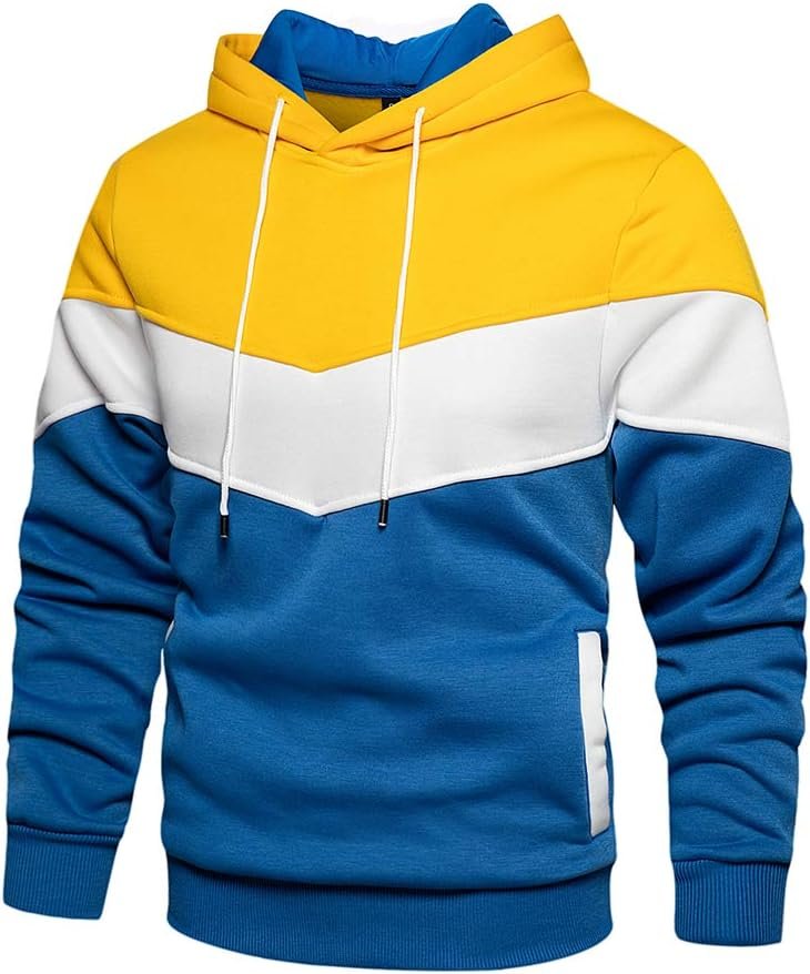 MANLUODANNI Men’s Hoodies Pullover Hooded Top Casual Hoodie with Pockets