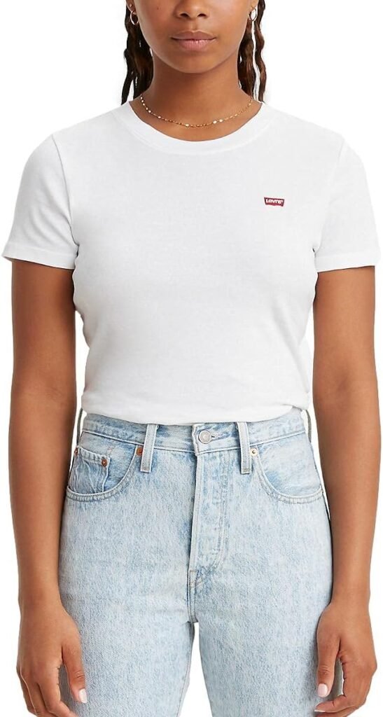 Levi’s Women’s Ss Rib Baby Tee T-Shirt Levi’s Women’s Ss Rib Baby Tee T-Shirt