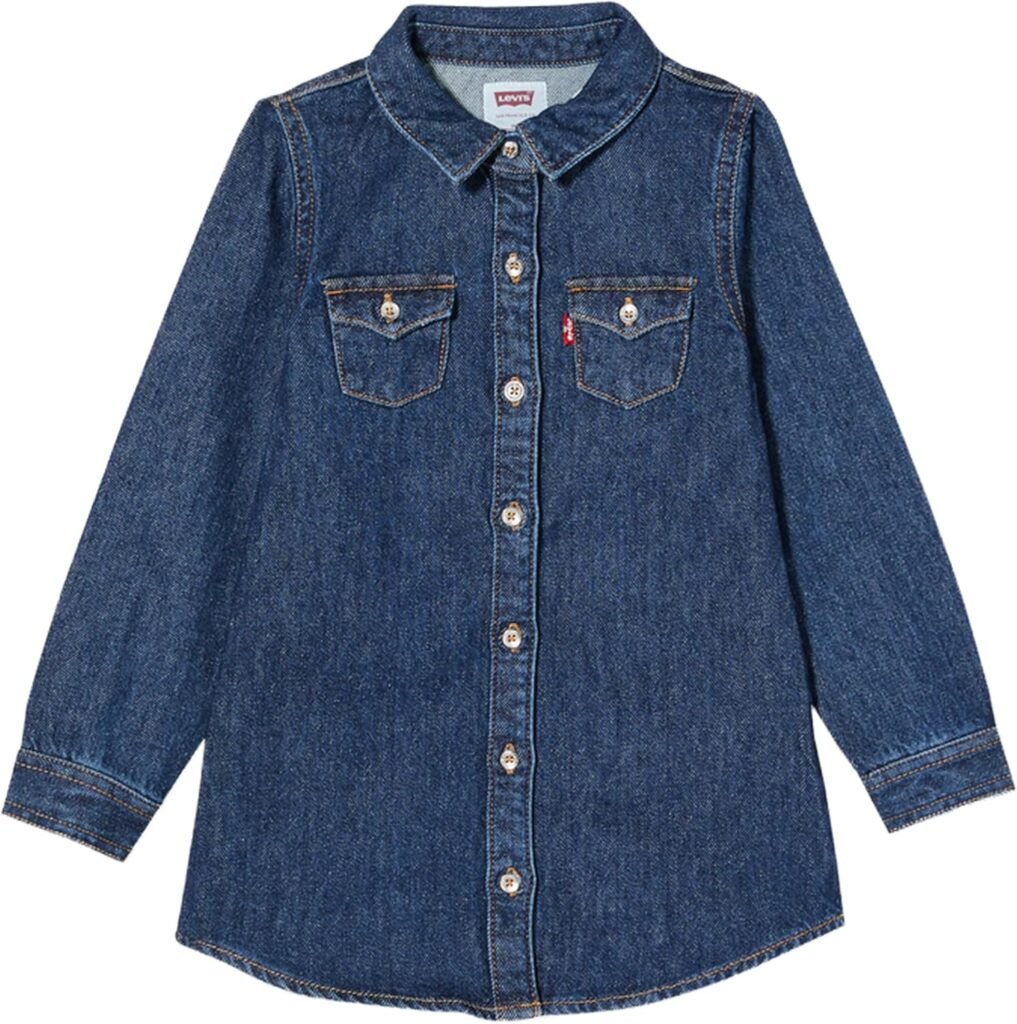Levi’s Baby Girls’ Lvg Western Shirt Dress 1ej350 Levi’s Baby Girls’ Lvg Western Shirt Dress 1ej350