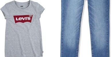 Levi’s Kids LVG S/S Batwing Tee and 711 Skinny Jean