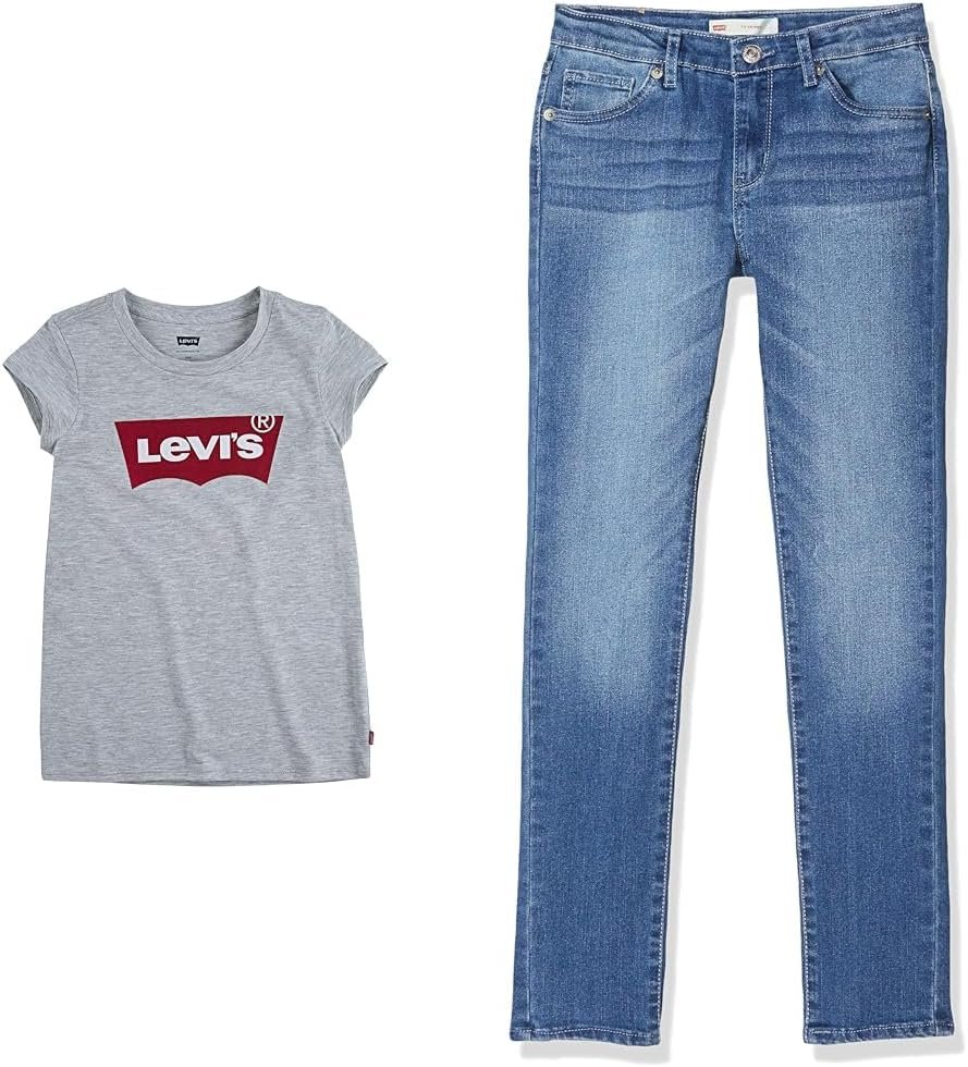Levi’s Kids LVG S/S Batwing Tee and 711 Skinny Jean