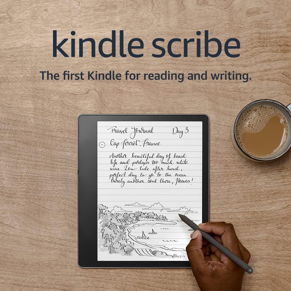 Certified Refurbished Kindle Scribe | The first Kindle for reading and writing. Features a 10.2-inch, 300 ppi Paperwhite display and includes Premium Pen | 16 GB