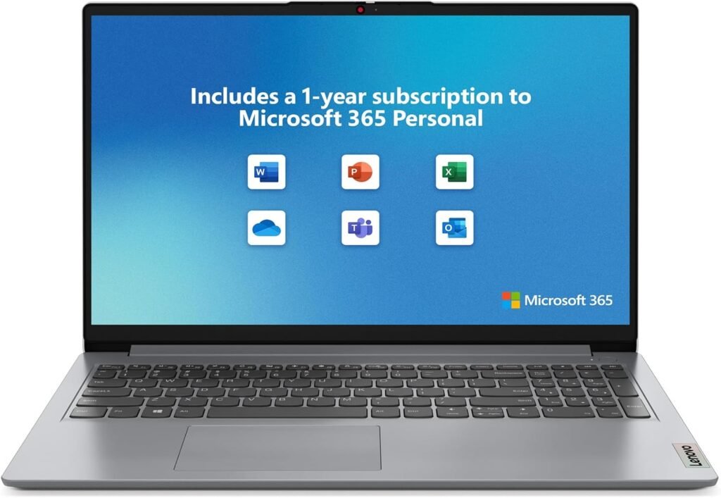 Lenovo IdeaPad 1 | 15 inch Full HD Laptop | Intel Pentium Silver N6000 | 4GB RAM | 128GB eMMC | Windows 11 Home in S Mode | Cloud Grey | Microsoft 365 Personal Lenovo IdeaPad 1 | 15 inch Full HD Laptop | Intel Pentium Silver N6000 | 4GB RAM | 128GB eMMC | Windows 11 Home in S Mode | Cloud Grey | Microsoft 365 Personal