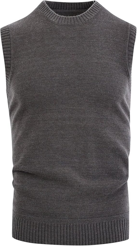 Mumuj Mens Shapelslim Gym Outfit Men Elastane Vest Tops Sleeveless Winter Neck Vest Men’s Round Sweater Autumn Sweater And Casual Men’s Tank Tops Man Extra Long Singlet Vests Man Beach Vests Man