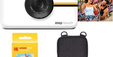 Kodak Step Touch 13MP Digital Camera & Instant Printer with 3.5 LCD Touchscreen (White) Go Bundle