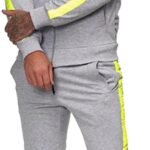 Mens Gym Clothes Sets Simply Loose Two-Piece Set Casual Athletic Suits Comfortable Oversized Daily Tracksuit Set Soft Full Sleeve Outfit Running Sweatpants Fall Winter Activewear Hoodies