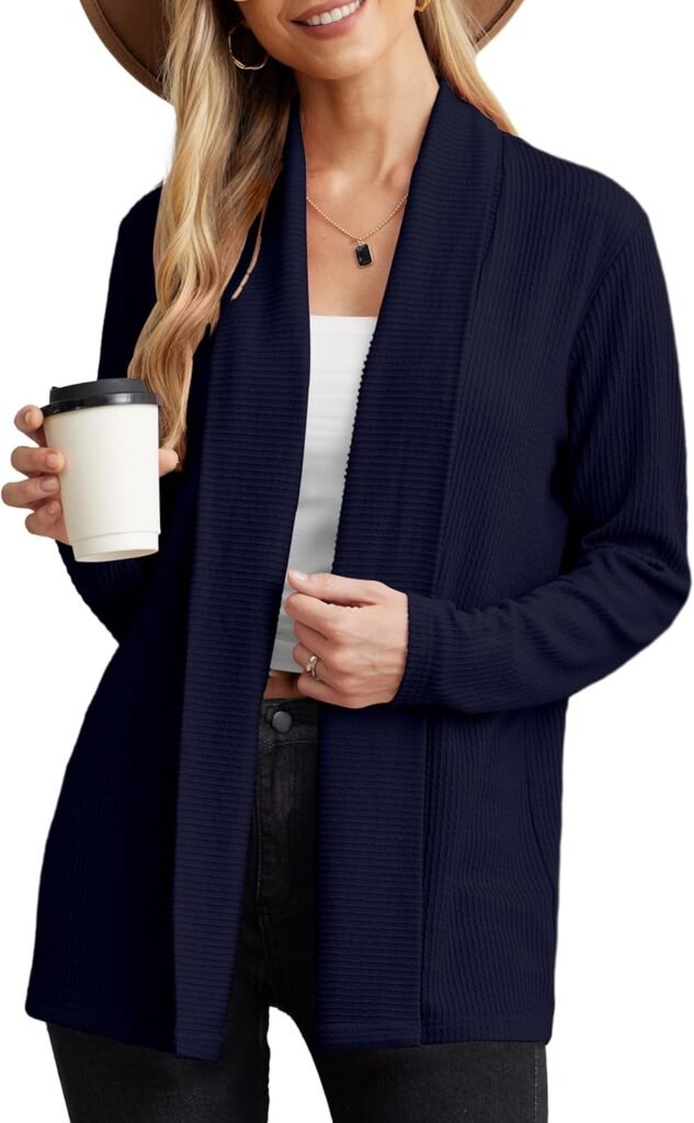 GRECERELLE Women’s Casual Lapel Long Cardigan Lightweight Crew Neck Designer Tops for Dress Summer Evening Wedding GRECERELLE Women’s Casual Lapel Long Cardigan Lightweight Crew Neck Designer Tops for Dress Summer Evening Wedding