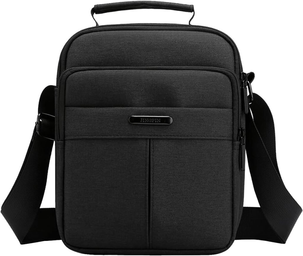 A-QMZL Shoulder Bag Men’s Crossbody Bag Large Capacity Messenger Bags Nylon Man Bag Casual Handbag Side Satchel with Multiple Pockets for Working HikingTraveling (black) A-QMZL Shoulder Bag Men’s Crossbody Bag Large Capacity Messenger Bags Nylon Man Bag Casual Handbag Side Satchel with Multiple Pockets for Working HikingTraveling (black)