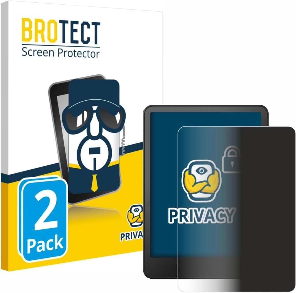 brotect (2 Pack Privacy Screen Protector compatible with Amazon Kindle Paperwhite 2024 (12. Gen.) [Anti-Spy, Protection-Film, Blue Light Filter]