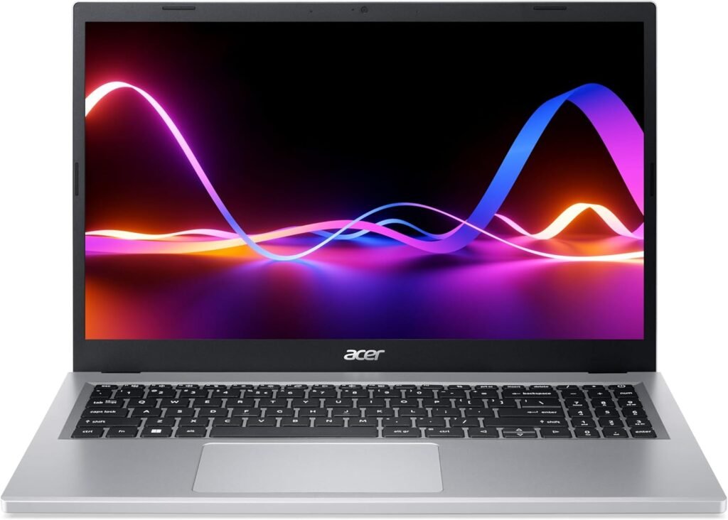 Acer Aspire 3 A315-510P Laptop – Intel Core i3-N305, 8GB, 256GB SSD, Integrated Graphics, 15.6-inch FHD, Windows 11, Silver (Renewed)