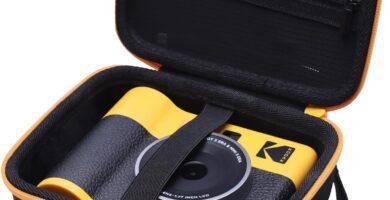 LTGEM Hard Case for Photo Printer Camera Compatible with KODAK Mini Shot 3 ERA 4PASS 2-in-1/ Mini 3 ERA 4PASS Portable Photo Printer (Black + Orange Edge) LTGEM Hard Case for Photo Printer Camera Compatible with KODAK Mini Shot 3 ERA 4PASS 2-in-1/ Mini 3 ERA 4PASS Portable Photo Printer (Black + Orange Edge)