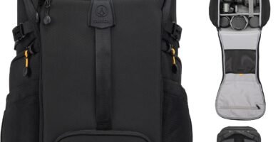 TARION Camera Bag Large Photography – Camera Backpack with Dual-Side Opening Waterproof Raincover for DSLR Drone Travel Rucksack Hexagon Series TARION Camera Bag Large Photography – Camera Backpack with Dual-Side Opening Waterproof Raincover for DSLR Drone Travel Rucksack Hexagon Series