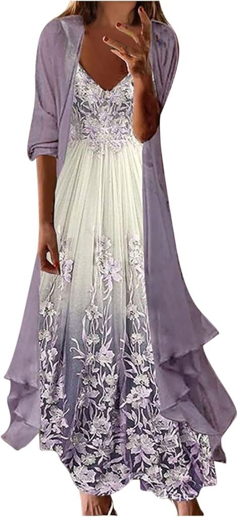 Women Dresses Clearance,Ladies Summer Long Sleeve Smock + Dress Two Piece Set Long Dress Beach Maxi Dress UK Size Sale Work Dress Office Dress Plus Size Wedding Guest Dress Women Dresses Clearance,Ladies Summer Long Sleeve Smock + Dress Two Piece Set Long Dress Beach Maxi Dress UK Size Sale Work Dress Office Dress Plus Size Wedding Guest Dress