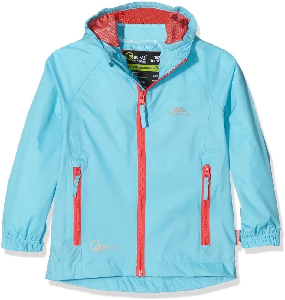 Trespass Kids Waterproof Packaway Jacket Qikpac Trespass Kids Waterproof Packaway Jacket Qikpac