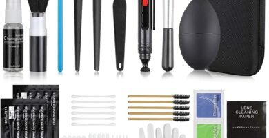 18-in-1 Professional Camera Cleaning Kit, DSLR Camera Cleaning Accessories (with Storage Box), Rocket Air Blower/Lens Cleaning Pen/Cleaning Cloth/Lens Brush and Lens Cleaner