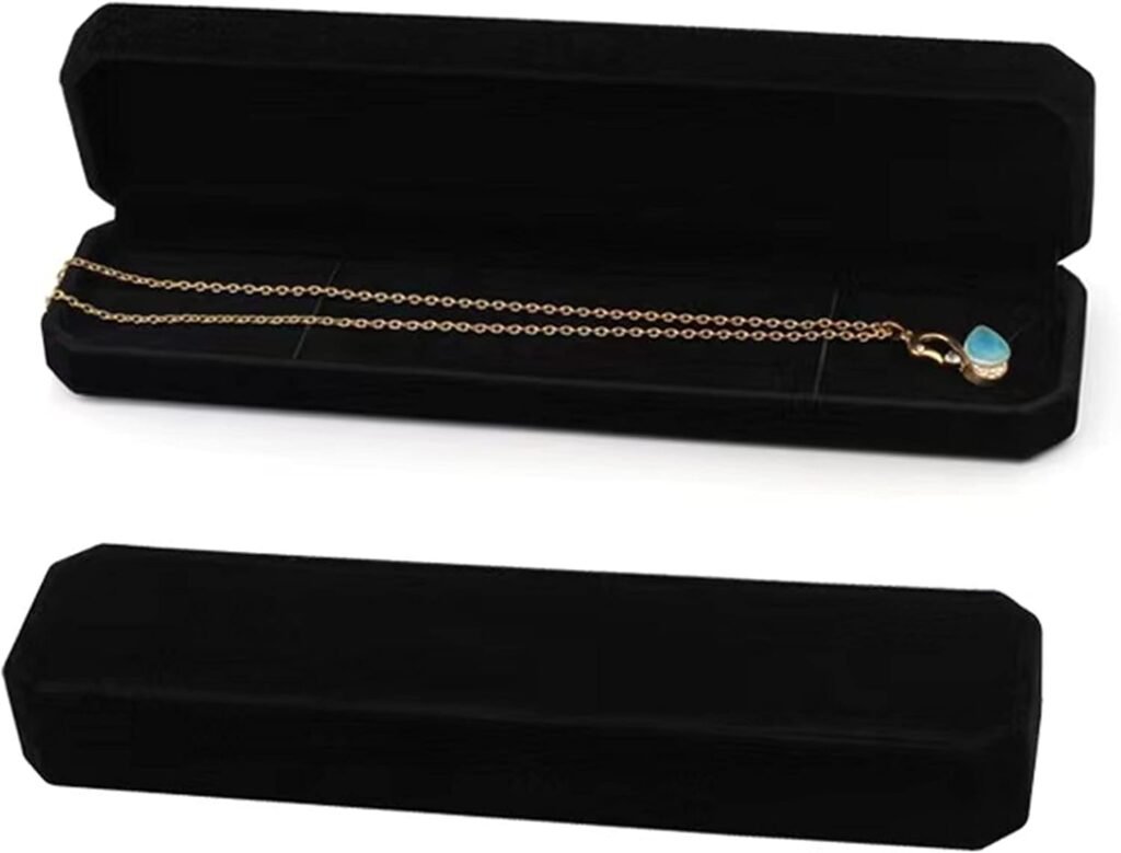 1pc Rectangle Necklace Box Gift Necklace Gift Box for Women Pendant Long Chains Pens Bracelet Gift Boxes for Presents Small Black Velvet Bracelet Box Single Gift Box for Jewellery Gift Box Mens Women 1pc Rectangle Necklace Box Gift Necklace Gift Box for Women Pendant Long Chains Pens Bracelet Gift Boxes for Presents Small Black Velvet Bracelet Box Single Gift Box for Jewellery Gift Box Mens Women