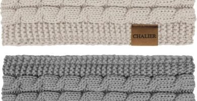 2 Pcs Winter Cable Knit Headbands Women Ear Warmer Knitted Thermal Twist Headbands for Girls Women Head Wrap Winter Shopping Skiing Running 2 Pcs Winter Cable Knit Headbands Women Ear Warmer Knitted Thermal Twist Headbands for Girls Women Head Wrap Winter Shopping Skiing Running