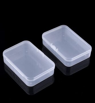 2 Pcs/Set Useful Clear Storage Box For Creative Jewelry Collections Container Gifts For Kids Teens Adults Boys G 2 Pcs/Set Useful Clear Storage Box For Creative Jewelry Collections Container Gifts For Kids Teens Adults Boys G