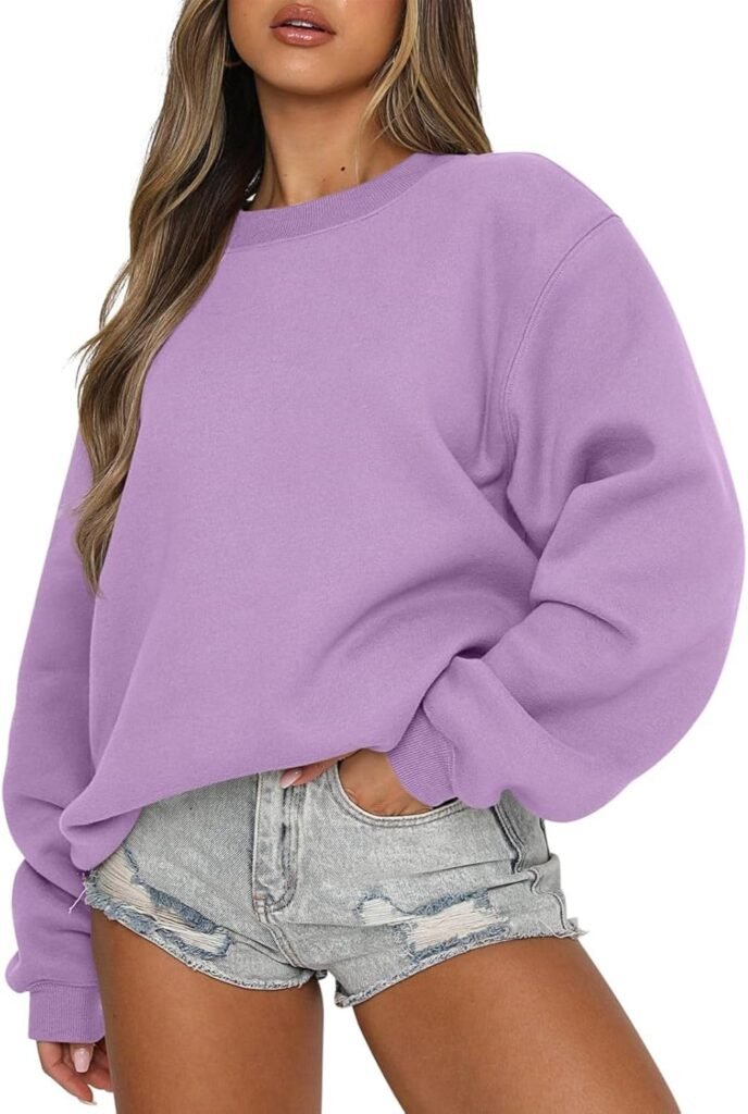 2024 Women’s Fashion Long Sleeve Crewneck Jumpers Women Plain Pullover Oversize Hoodies Sweatshirts For Women UK Girls Preppy Fall Clothing Fleece Hoodies Sweater For Ladies Y2K Jumpers Plus Size 2024 Women’s Fashion Long Sleeve Crewneck Jumpers Women Plain Pullover Oversize Hoodies Sweatshirts For Women UK Girls Preppy Fall Clothing Fleece Hoodies Sweater For Ladies Y2K Jumpers Plus Size