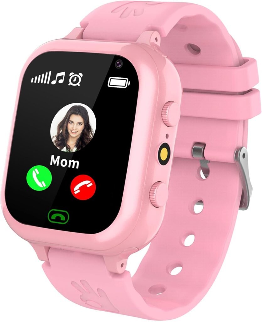 25 Games Kids Smart Watch Boys Girls – Smart Watch for Kids, Kids Phone Watch with Two-way Call Message Camera Music Player Step Counter Video Alarm Clock, Kids Watch Toys Birthday Gifts for 3-12