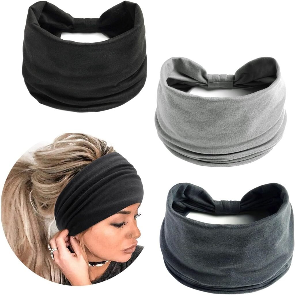 3Pcs Headbands for Women’S Hair Elastic Headband Women’S Hair Bands for Women Knotted Wide Scarfs Hairbands Elastic Fashion Yoga Hair Accessories for Women fnd Girls 3Pcs Headbands for Women’S Hair Elastic Headband Women’S Hair Bands for Women Knotted Wide Scarfs Hairbands Elastic Fashion Yoga Hair Accessories for Women fnd Girls