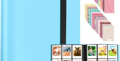 432 Pockets Mini Photo Album for Fujifilm Instax Mini 7s 7+ 8 8+ 9 11 12 25 26 50s 70 90 Film Instant Camera & Name Card (Blue) 432 Pockets Mini Photo Album for Fujifilm Instax Mini 7s 7+ 8 8+ 9 11 12 25 26 50s 70 90 Film Instant Camera & Name Card (Blue)