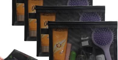 4Pcs Small Make Up Bag, Black Mesh Makeup Bags, Small Makeup Bag for Handbag, with Zipper Makeup Pouch, Travel Makeup Pouch Organiser Pouches, for Men, Women, Travel Essentials(Black) 4Pcs Small Make Up Bag, Black Mesh Makeup Bags, Small Makeup Bag for Handbag, with Zipper Makeup Pouch, Travel Makeup Pouch Organiser Pouches, for Men, Women, Travel Essentials(Black)