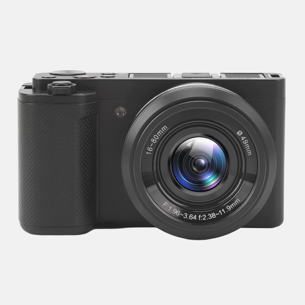 5K Digital Camera for Photography, 64MP Vlogging Camera for YouTube, Autofocus Video Camera 3.2 270° Flip Touch Screen with 5X Optical Zoom