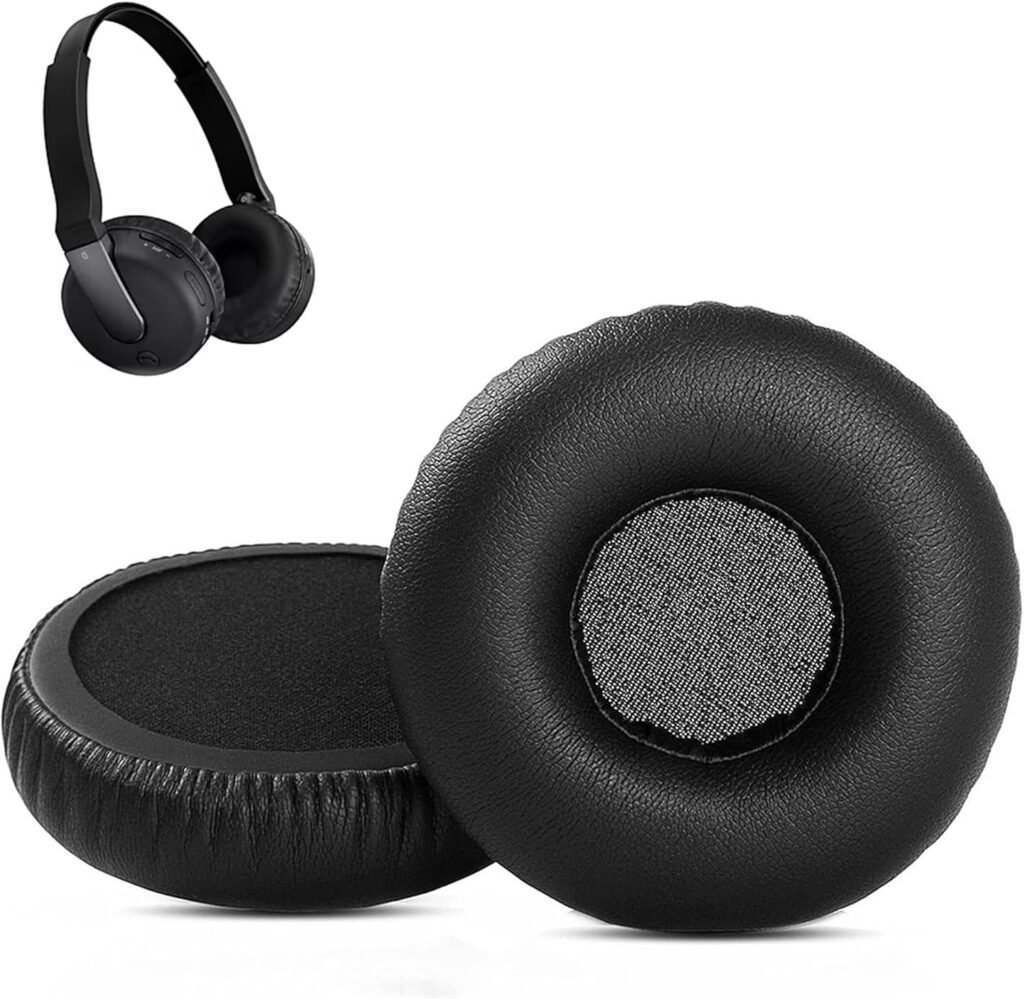 ACCOUTA Earpads Cushion Compatible with Sony DR-BTN200 BTN200 Headphone Ear pads replacement with Softer Protein Leather and Memory Foam