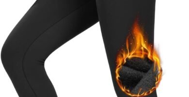 ACTINPUT Fleece Lined Leggings Women High Waist Thick Thermal Leggings Winter Warm Stretchy Leggings Tights ACTINPUT Fleece Lined Leggings Women High Waist Thick Thermal Leggings Winter Warm Stretchy Leggings Tights