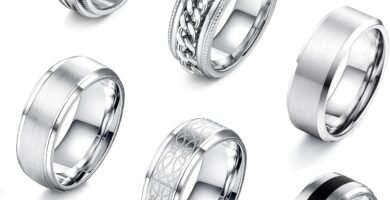 ADRAMATA 6Pcs Mens Rings 316L Stainless Steel Rings for Men Women Rings Vintage Mens Thumb Rings Silver Engagement Rings Wedding Band Fidget Mens Ring Set ADRAMATA 6Pcs Mens Rings 316L Stainless Steel Rings for Men Women Rings Vintage Mens Thumb Rings Silver Engagement Rings Wedding Band Fidget Mens Ring Set