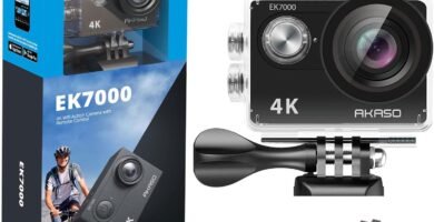 AKASO EK7000 4K30FPS Action Camera – 20MP Ultra HD Underwater Camera 170 Degree Wide Angle 98FT Waterproof Camera with Accessory Kit