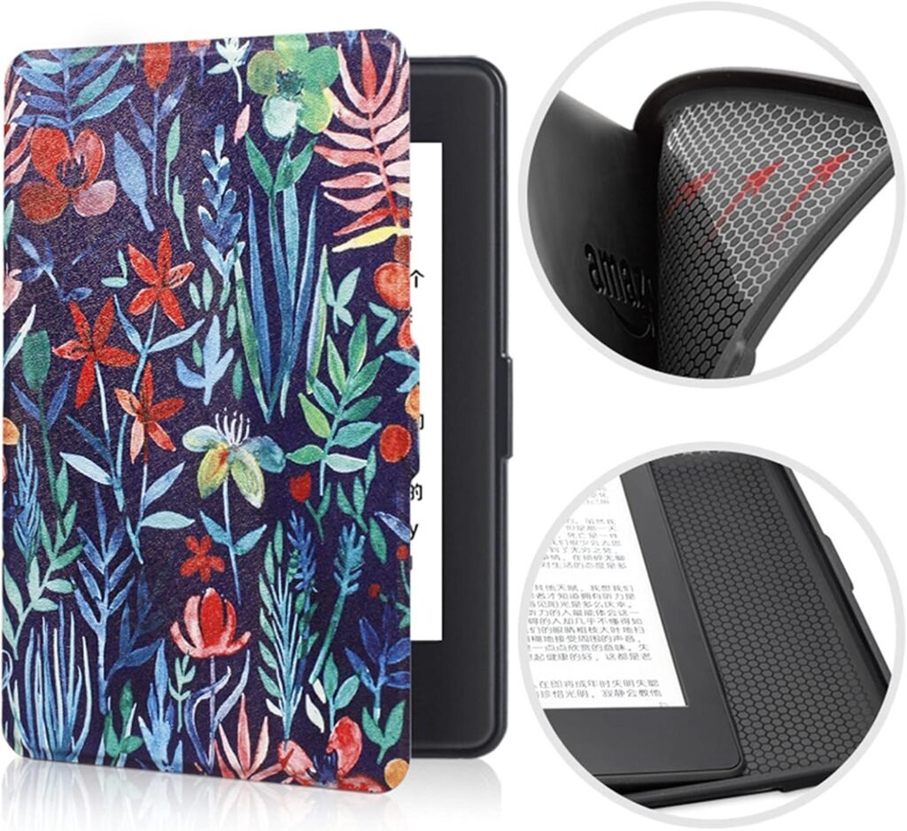 ALMIGHTY Silicone Case for Kindle Paperwhite 10th Generation 2018 Release – Durable Waterproof Cover with Auto Wake/Sleep, Only Suitable for Model PQ94WIF, Jungle Leaf ALMIGHTY Silicone Case for Kindle Paperwhite 10th Generation 2018 Release – Durable Waterproof Cover with Auto Wake/Sleep, Only Suitable for Model PQ94WIF, Jungle Leaf