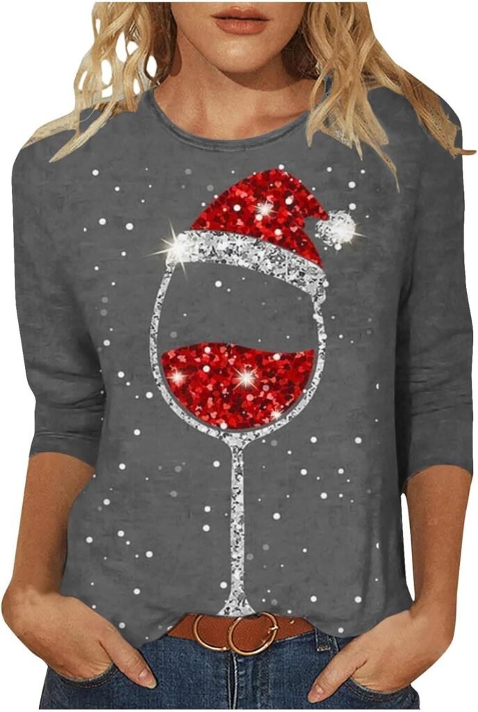 AMhomely Christmas Tops for Women UK Novelty Long Sleeve Shirts Casual Pullover Loose Christmas Tree Print Sweatshirt Tunic Tops for Work Officce Sale Clearance UK Size S-5XL AMhomely Christmas Tops for Women UK Novelty Long Sleeve Shirts Casual Pullover Loose Christmas Tree Print Sweatshirt Tunic Tops for Work Officce Sale Clearance UK Size S-5XL