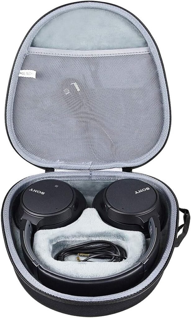 AONKE Hard Travel Case Bag for Sony WH-CH700N WH-1000XM3 WH-1000XM4 Wireless Bluetooth Noise Cancelling Headphones