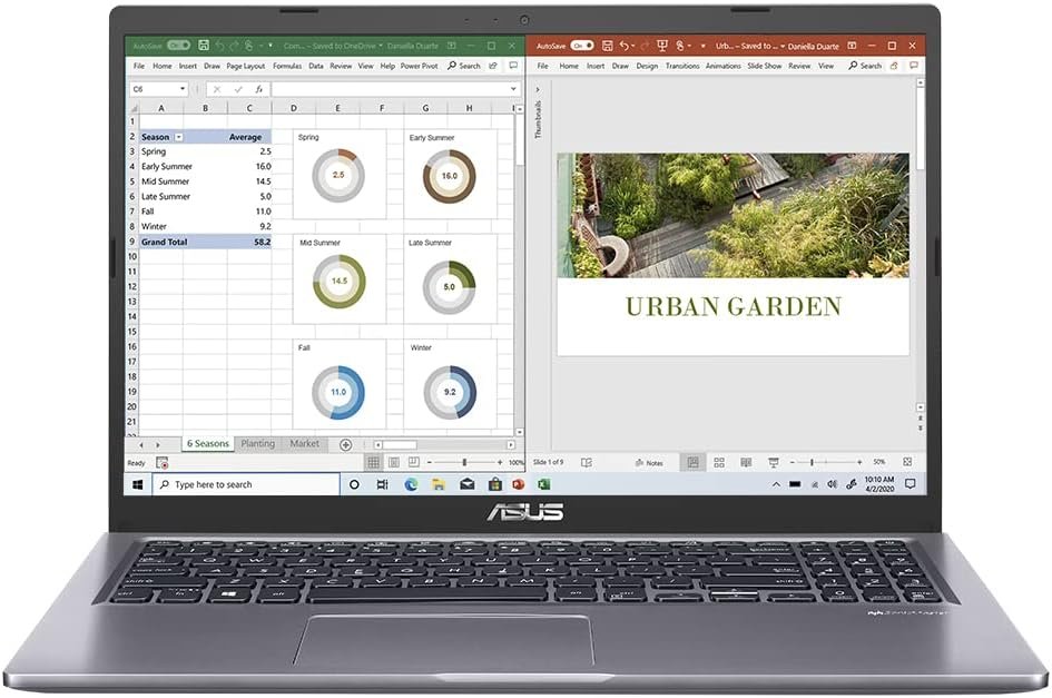ASUS VivoBook 15 A516JA 15.6 inch Full HD Laptop (Intel core i3, 4GB RAM, 256GB SSD, Windows 10 with free upgrade to Windows 11)