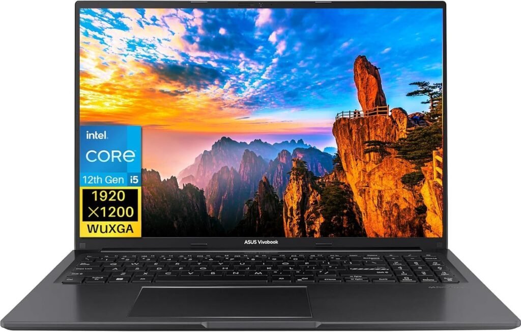 ASUS Vivobook Everyday Laptop Business Student, 16” WUXGA Display, Intel 10-Core i5-1235U Processor, 16GB RAM, 512GB SSD, Intel UHD Graphics, Wi-Fi, Thin & Lightweight, Windows 11 Home ASUS Vivobook Everyday Laptop Business Student, 16” WUXGA Display, Intel 10-Core i5-1235U Processor, 16GB RAM, 512GB SSD, Intel UHD Graphics, Wi-Fi, Thin & Lightweight, Windows 11 Home