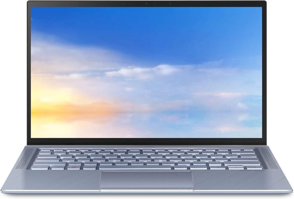 ASUS ZenBook 14 Ultra Thin and Light Laptop, 4-Way NanoEdge 14” FHD, Intel Core i7-10510U, 8GB RAM, 512GB PCIE SSD, NVIDIA GeForce MX250, Windows 10 Home, Utopia Blue, UX431FL-EH74