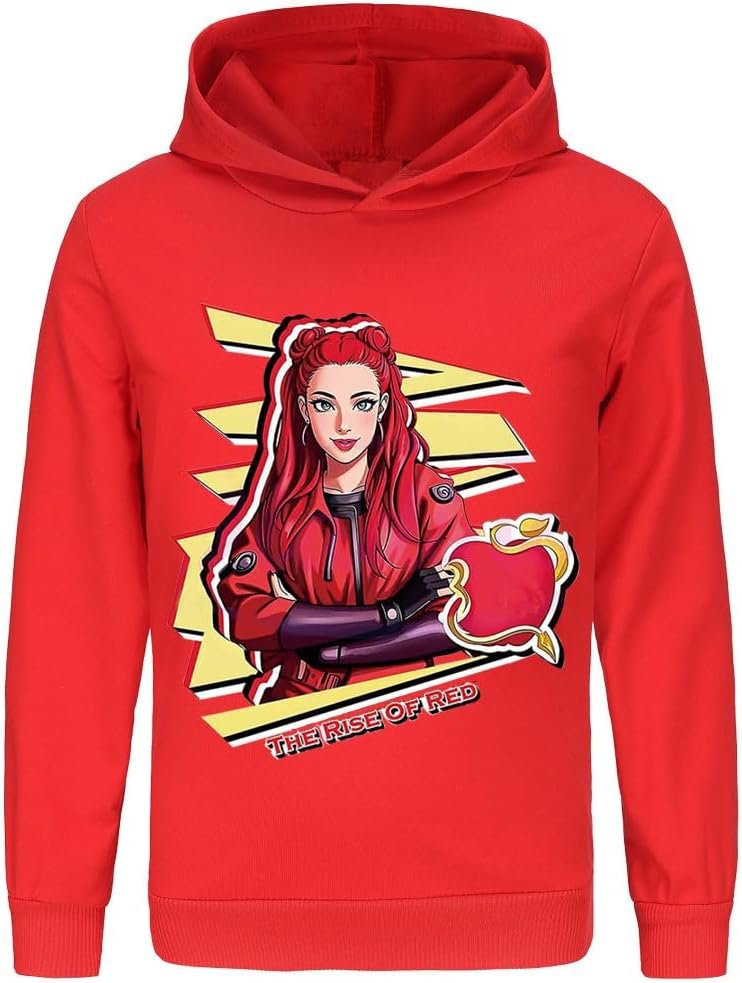 AXhyjin Girls Long Sleeve Hoodie Top Teens Pullover Casual Sweatshirt
