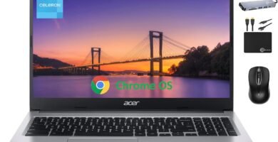 Acer Chromebook 315 Laptop Computer for 2024 Business Student, 15.6” HD Display, Intel Celeron N4020, 4GB RAM, 192GB Storage (64GB eMMC +128GB Card), WiFi, 12+ Hrs Battery, Chrome OS +MarxsolAccessory Acer Chromebook 315 Laptop Computer for 2024 Business Student, 15.6” HD Display, Intel Celeron N4020, 4GB RAM, 192GB Storage (64GB eMMC +128GB Card), WiFi, 12+ Hrs Battery, Chrome OS +MarxsolAccessory