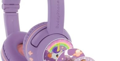 All-New, Made for Amazon BuddyPhones PlayTime Volume-limiting Bluetooth Child Headphones Age (3-7), Great Purple All-New, Made for Amazon BuddyPhones PlayTime Volume-limiting Bluetooth Child Headphones Age (3-7), Great Purple