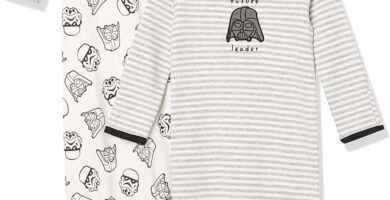 Amazon Essentials Disney | Marvel | Star Wars Baby Boys’ Sleeper Gowns, Multipacks
