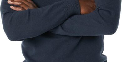 Amazon Essentials Men’s 100% Cotton Quarter-Zip Jumper